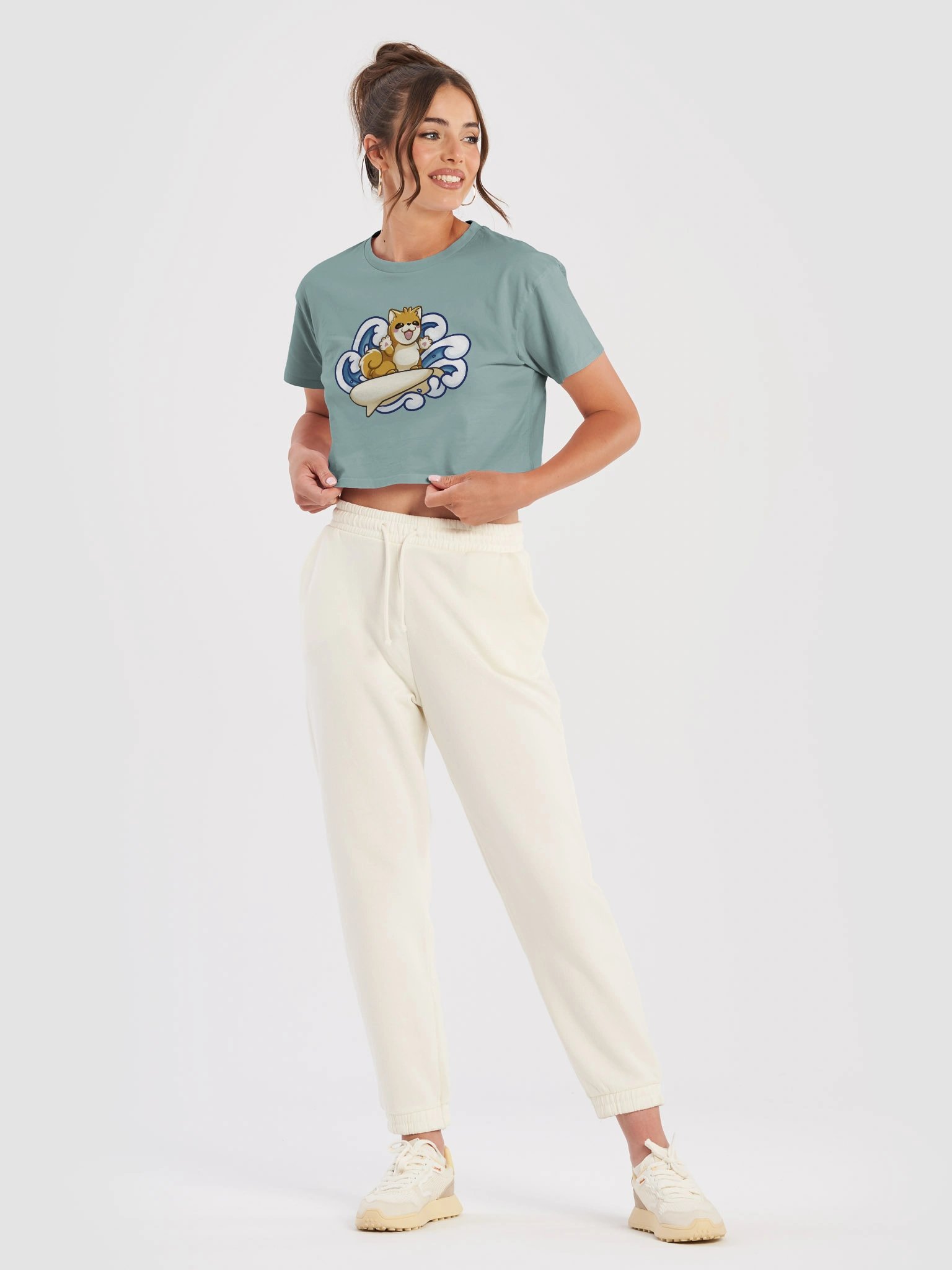 Surfing Jeff Crop Top product image (17)