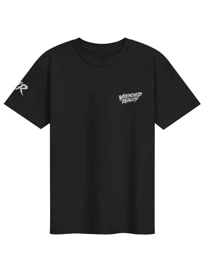 WRENCHED REALITY Black Logo Tee product image (3)