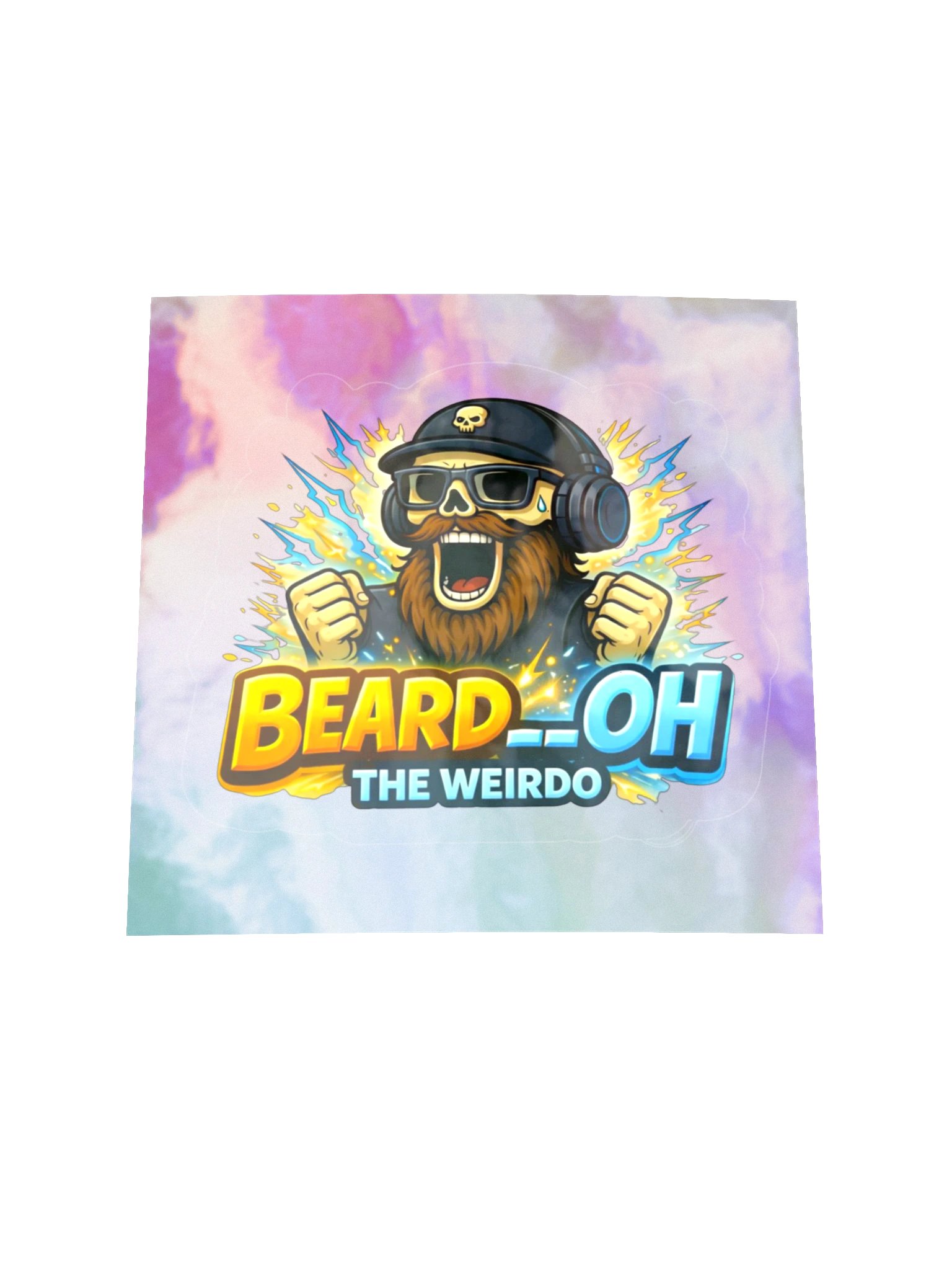 Beard__Oh Holographic Sticker Sheet product image (1)