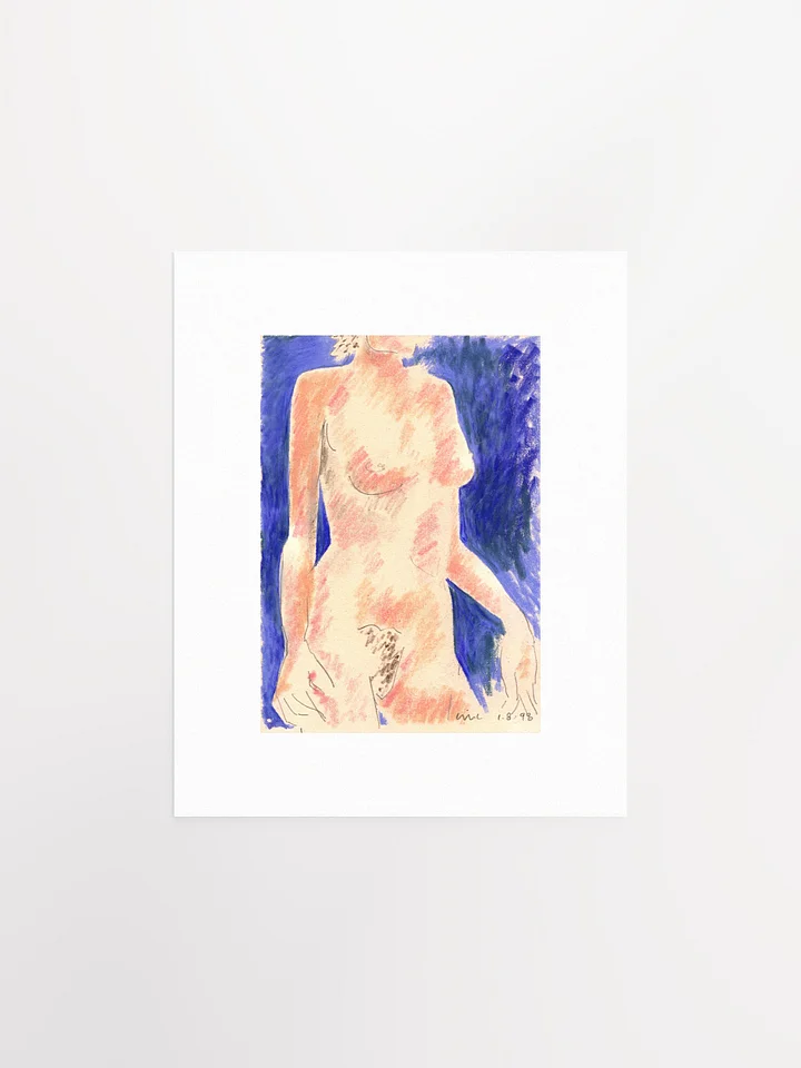 Pink Nude on Blue 01.08.98 print product image (2)