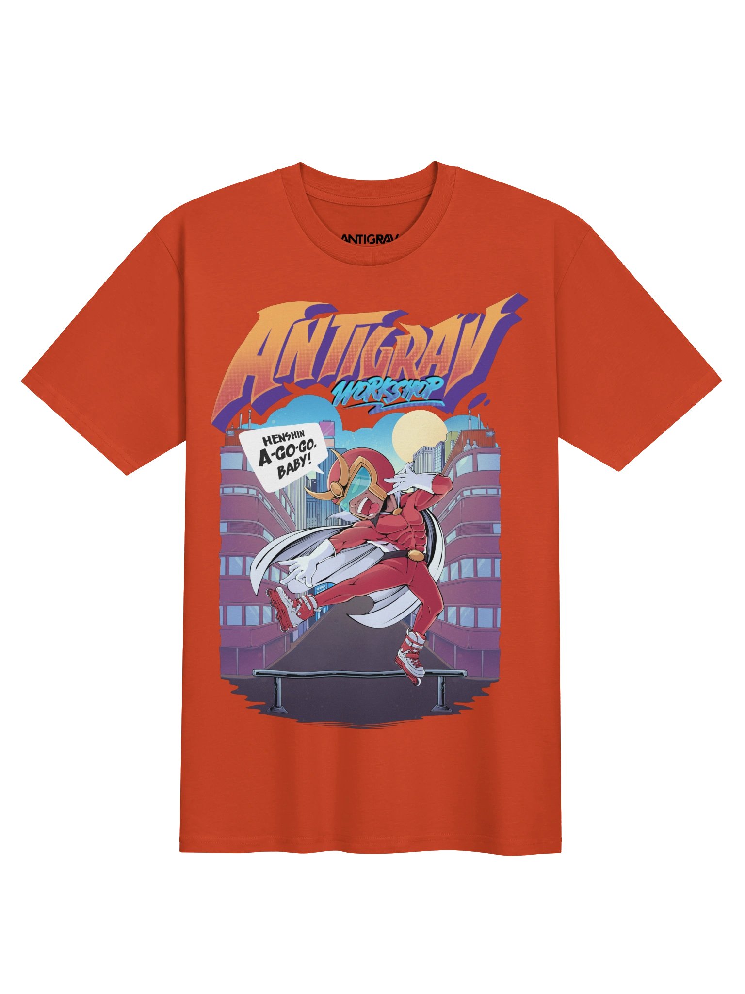 Retro Hero Relaxed Fit T-Shirt | Comic Book Skater Streetwear Tee product image (1)