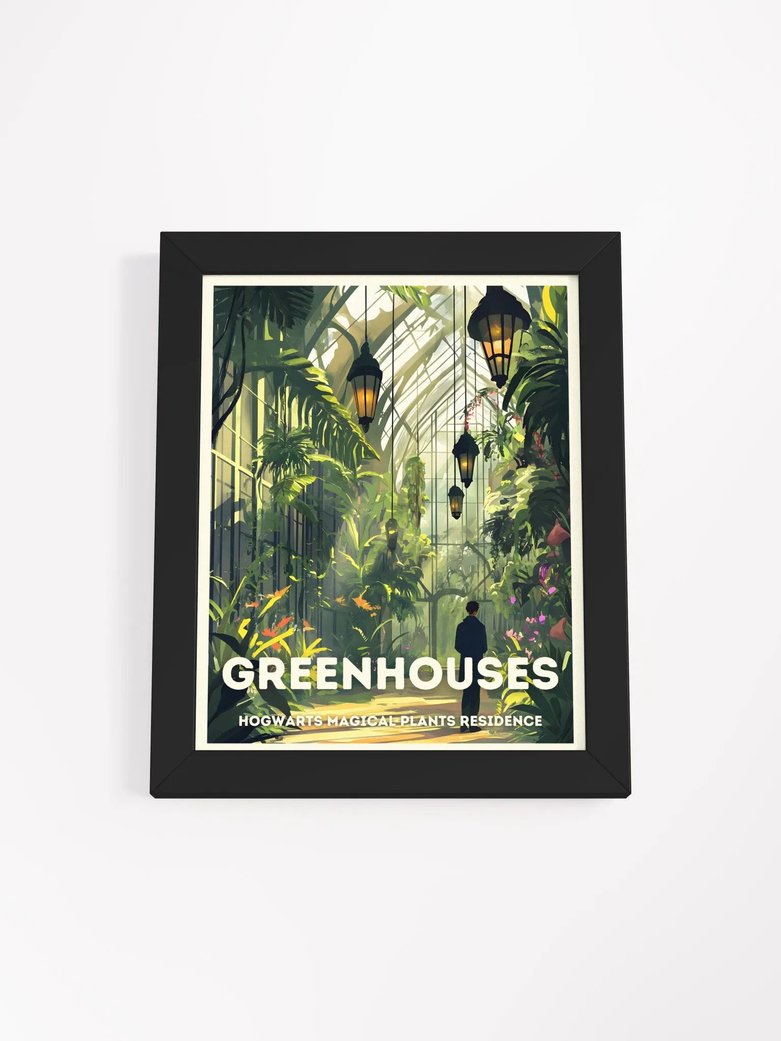 Hogwarts Greenhouses Vintage Travel Poster product image (1)