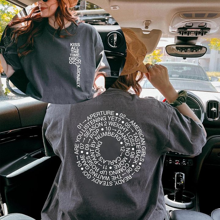 Harry Styles Kiss All The Time T-Shirt | Official Blue Design & Merch product image (2)