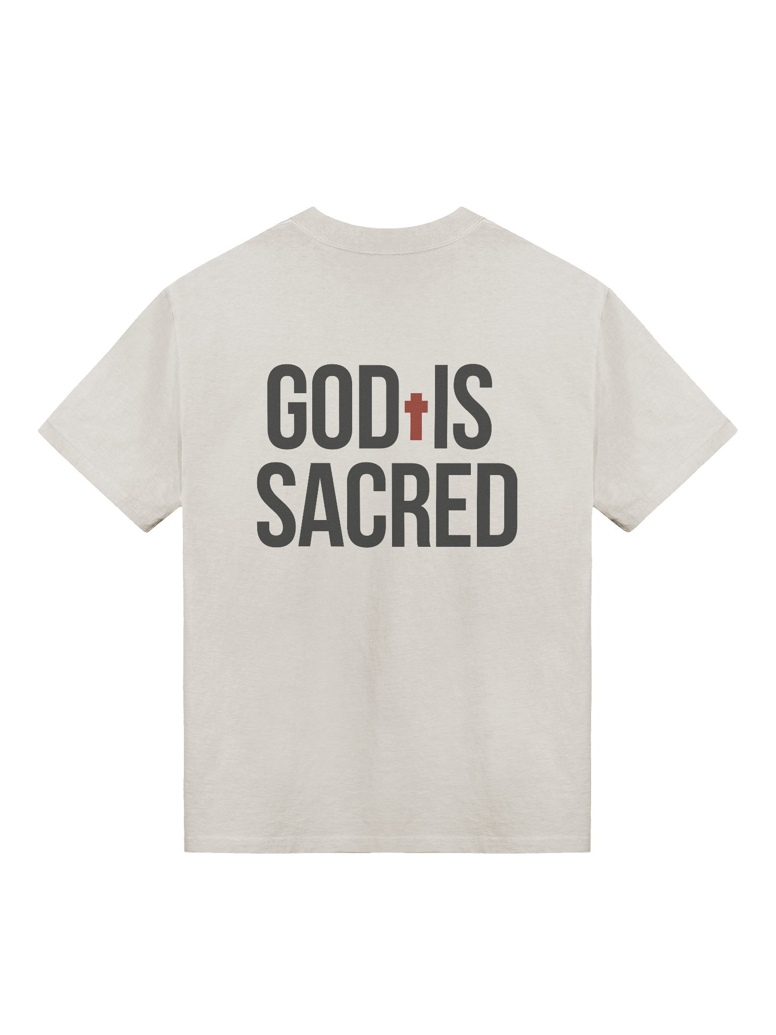 GOD IS SACRED OVERSIZE TEE (Light) product image (2)
