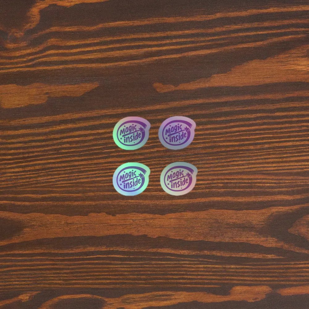 magic inside holo sticker 4 minis product image (3)