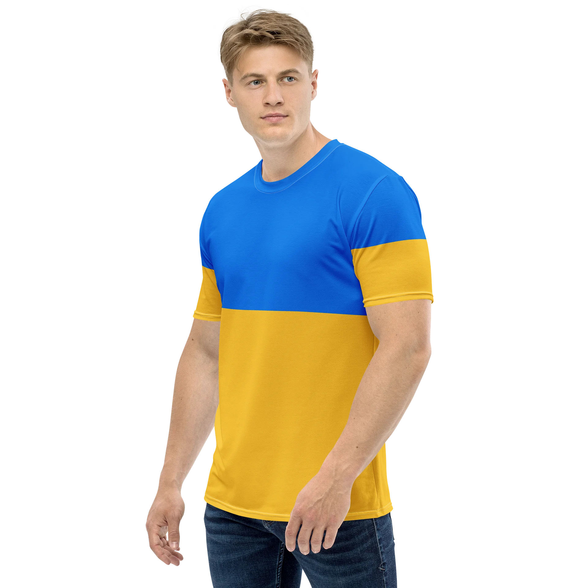 Sunlit Minimalist All-Over Print Crew Neck Tee product image (2)