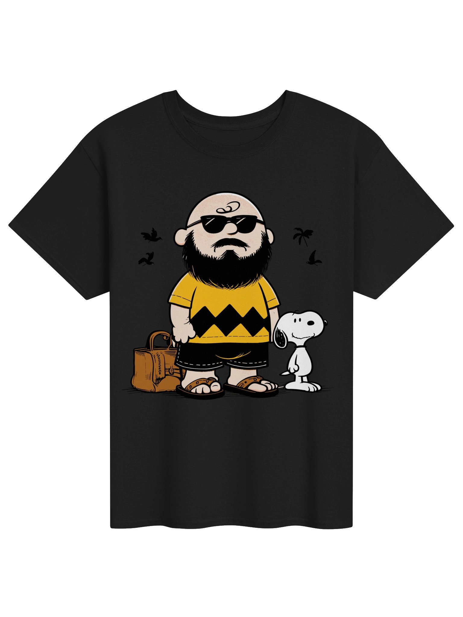 Vintage Retro Cartoon T-Shirt, Funny Classic Character Graphic Tee, Nostalgic Casual Shirt product image (1)