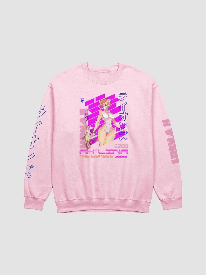 CyberLina Crewneck - Blue Text Alt product image (5)