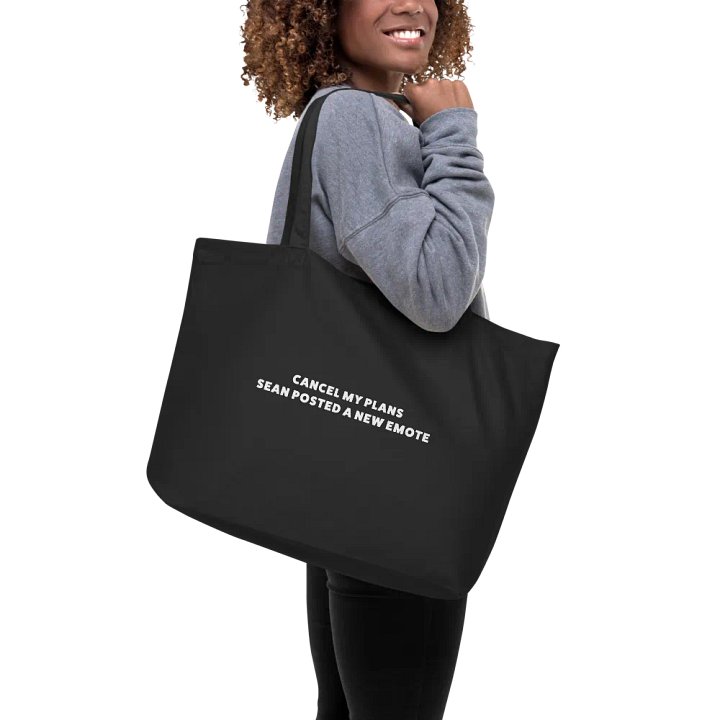Cancel My Plans & ReadyToTina | NMS | Meme | Organic Cotton Tote Bag product image (2)