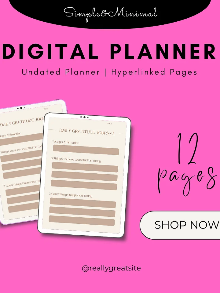 Digital Year Planner product image (1)