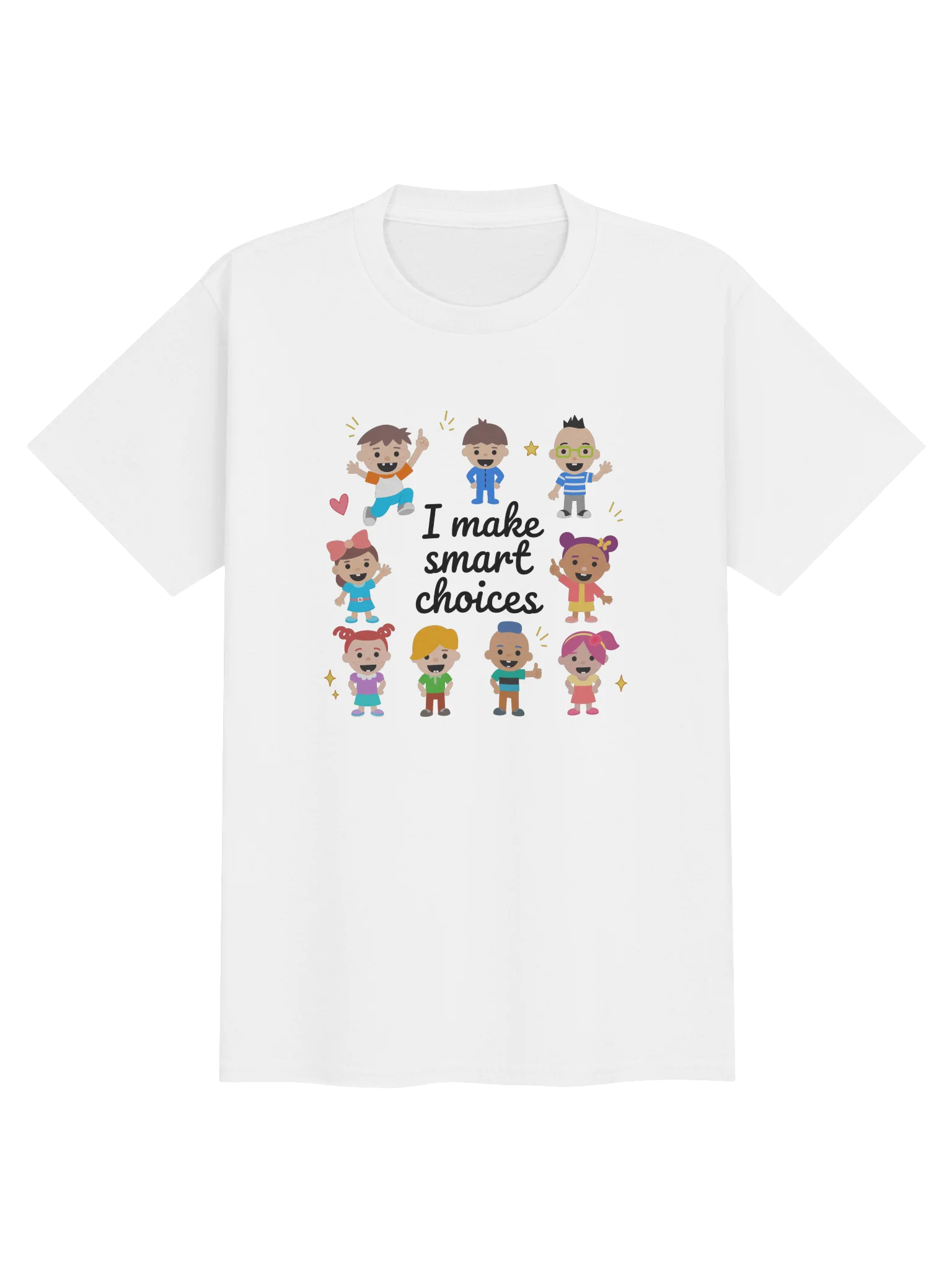 “I Make Smart Choices” Kids T-Shirt – Roys Bedoys & Friends (Youth) product image (15)