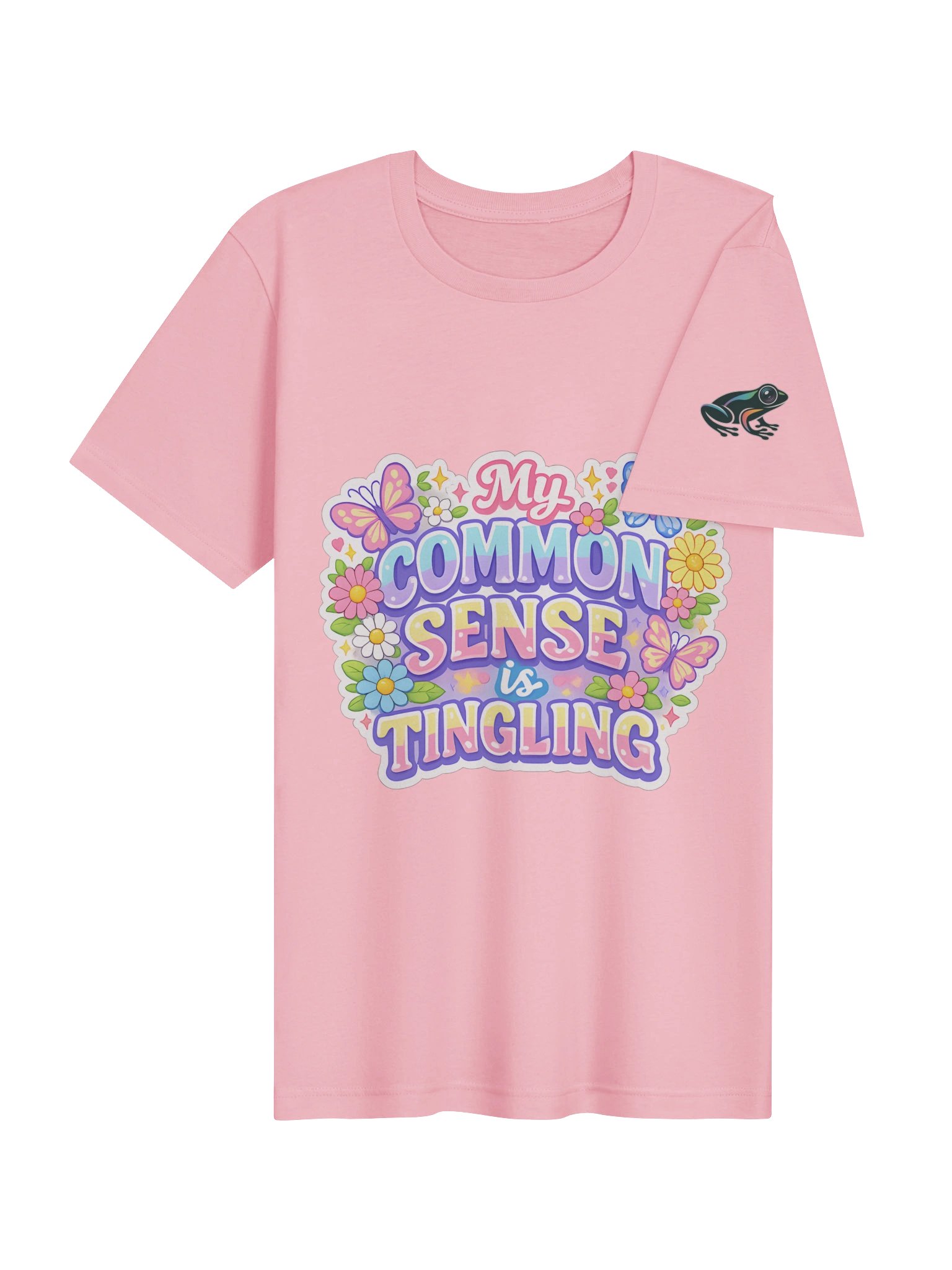 My Common Sense Is Tingling Sticker Tee product image (19)