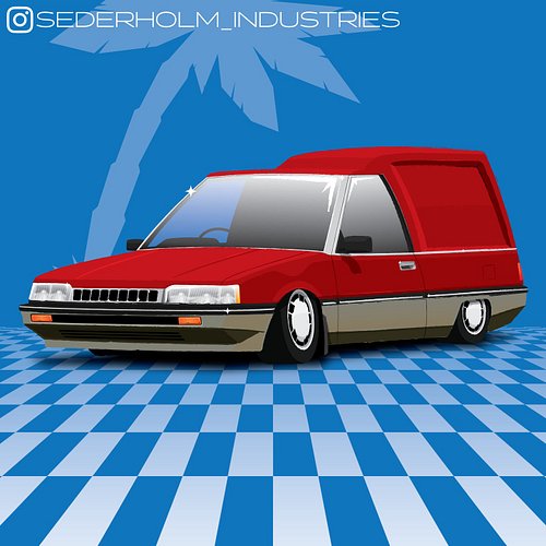 Two followers asked to see what the Mitsubishi Magna would look like as a panel van! Does it work for you? I had never heard ...