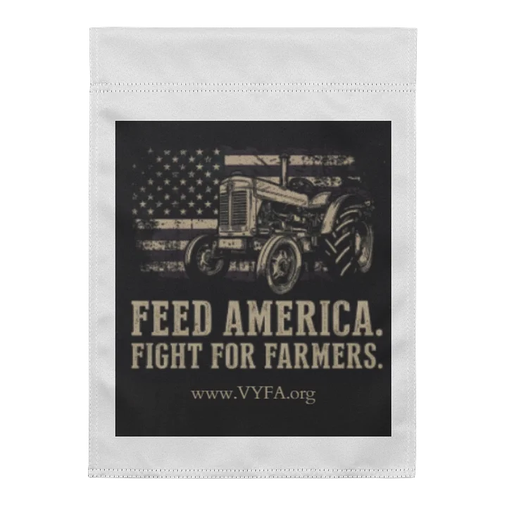 Feed America Tractor Garden Flag product image (1)