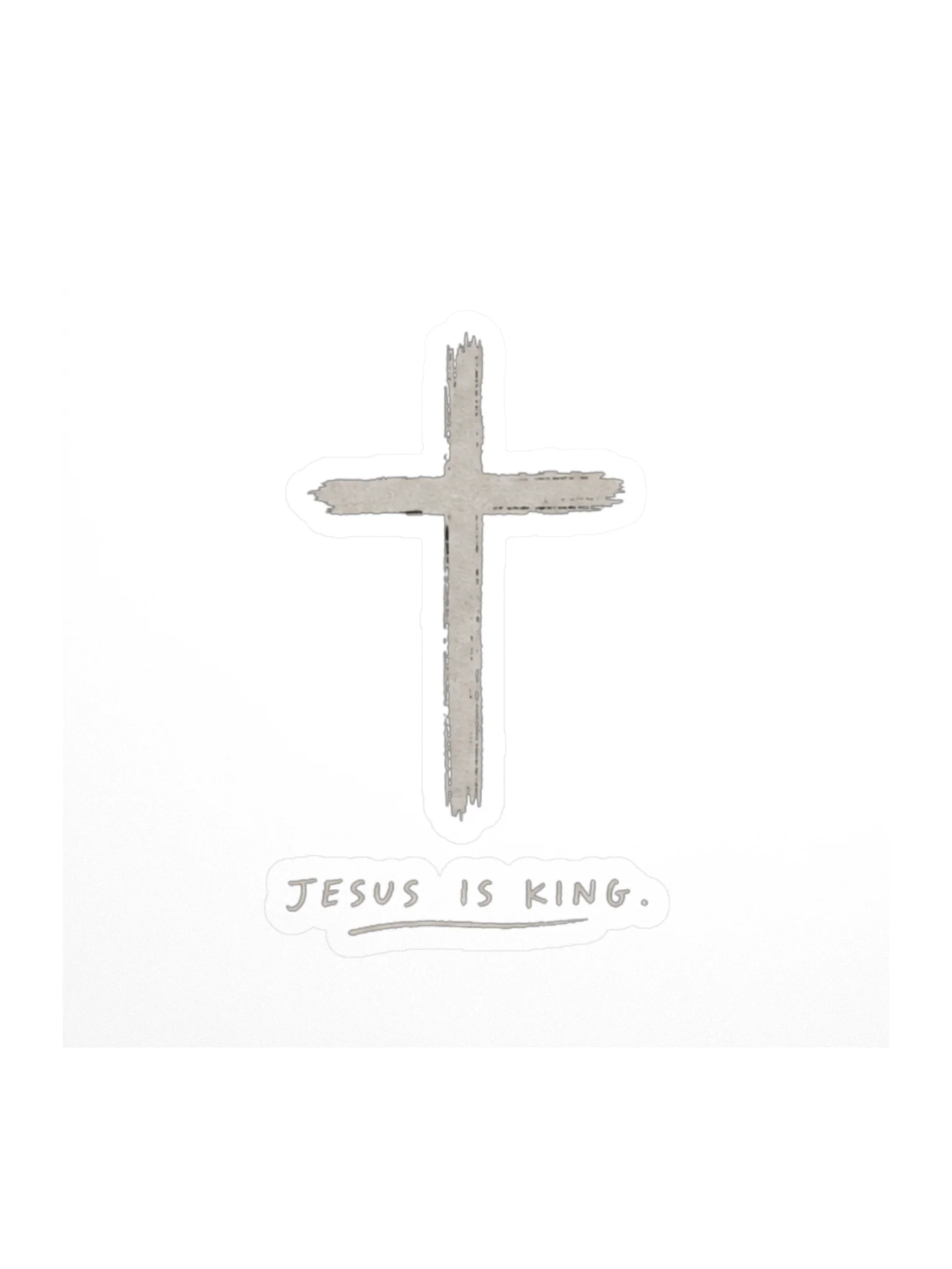 Jesus Is King Kiss Cut Sticker product image (2)