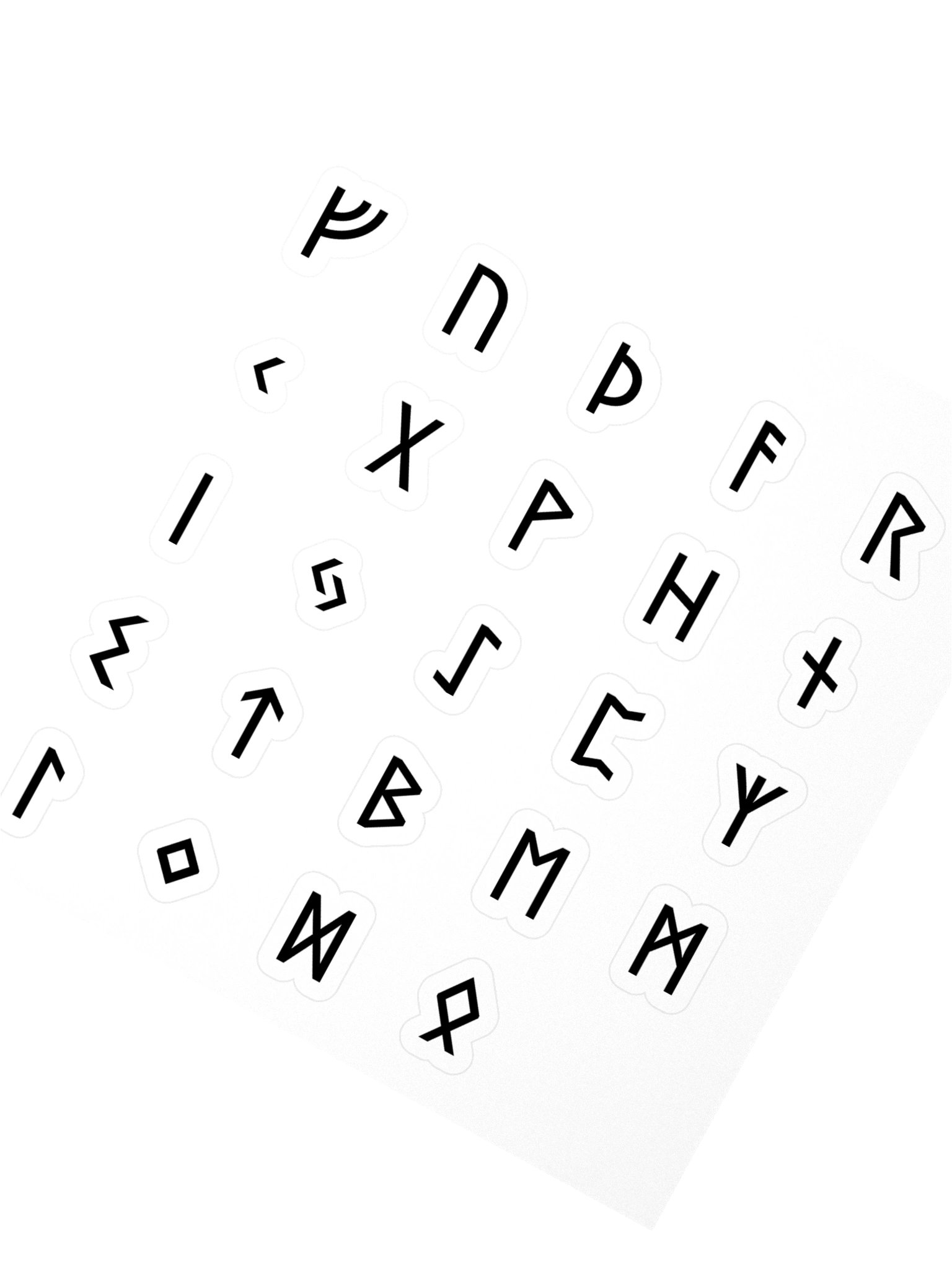 Stickers Runes Futhark — Elder Futhark product image (2)