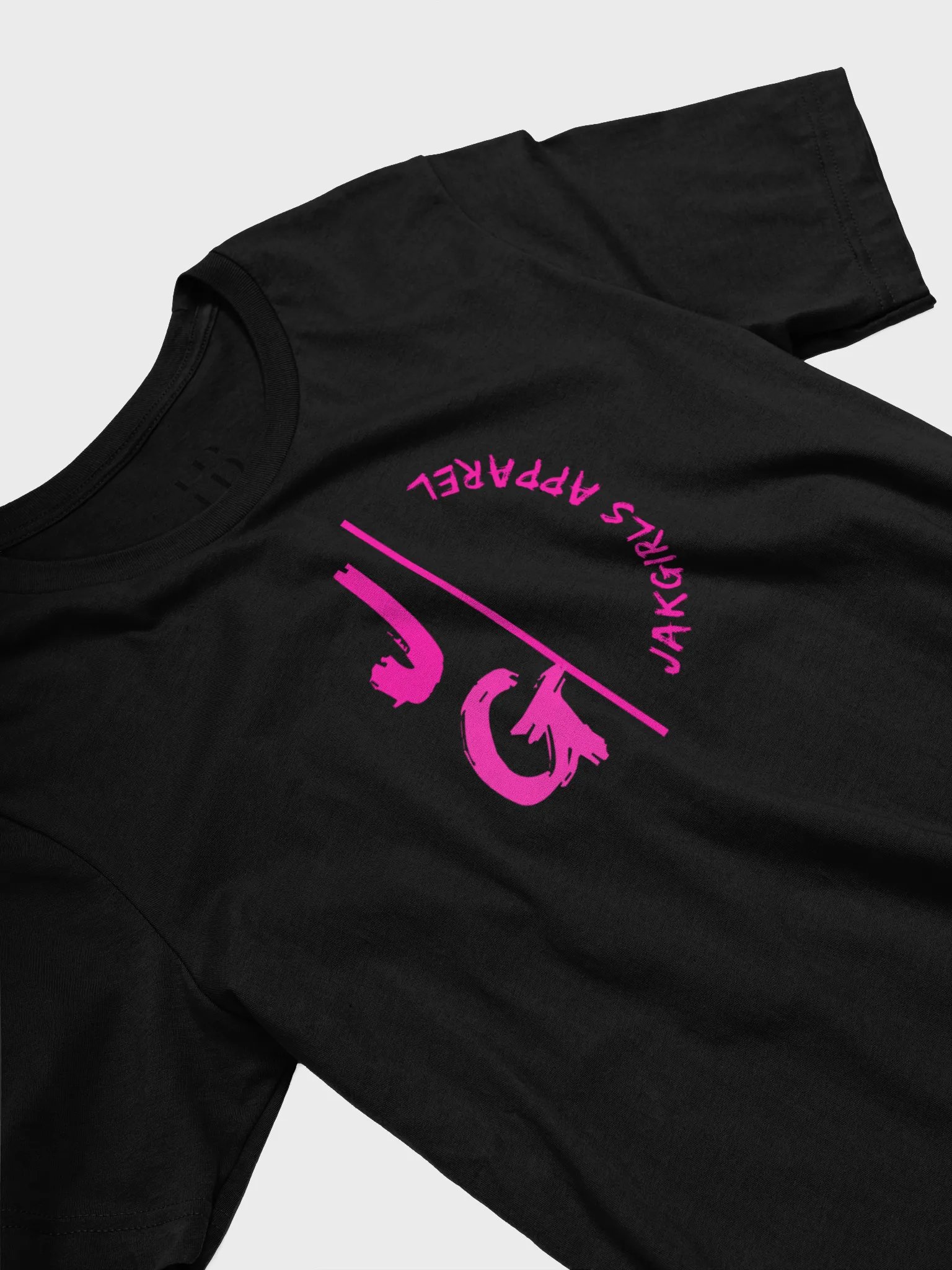 JAK GIRLS Stylized T-Shirt (Pink Logo) product image (3)