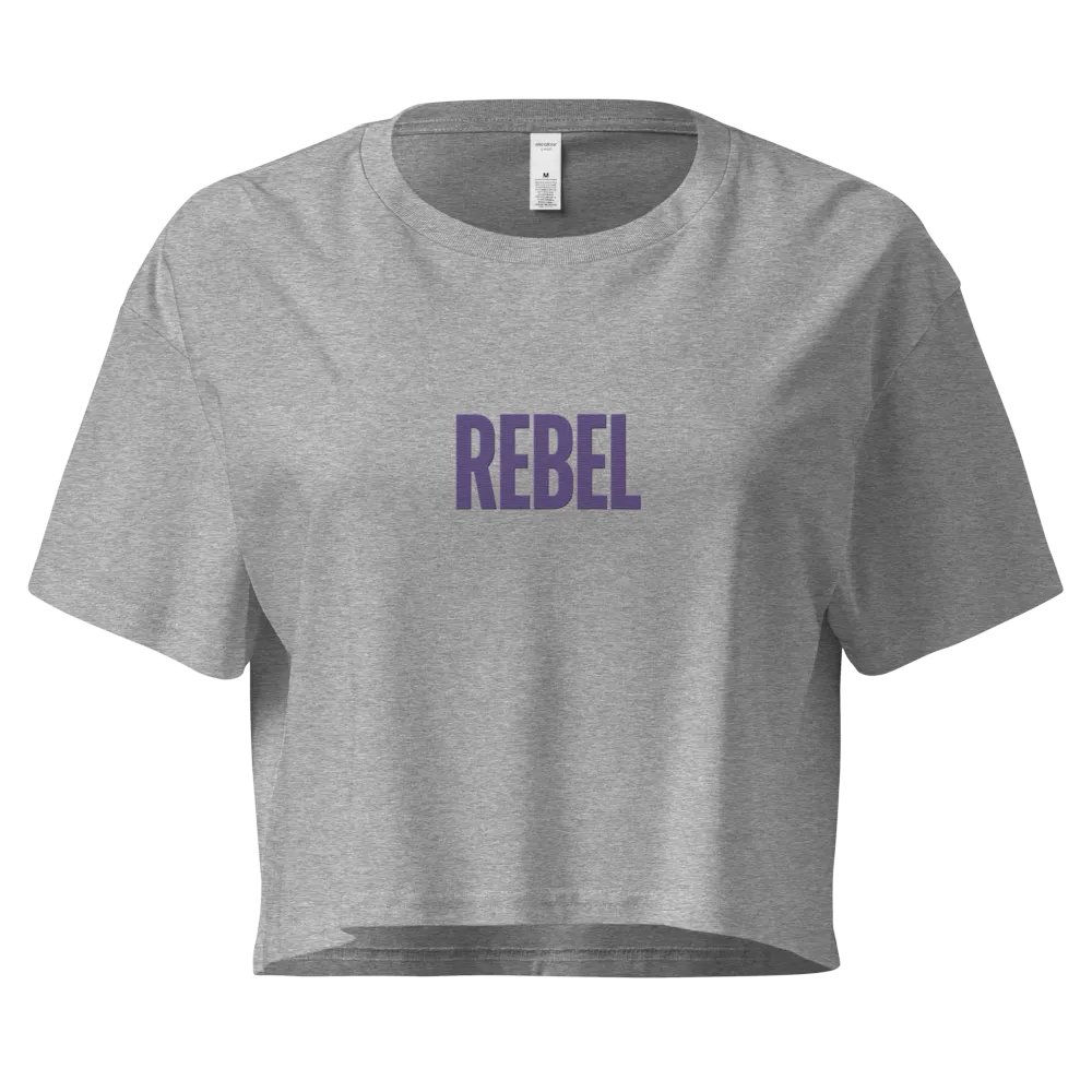 Cropped Tee Rebel embroided product image (5)