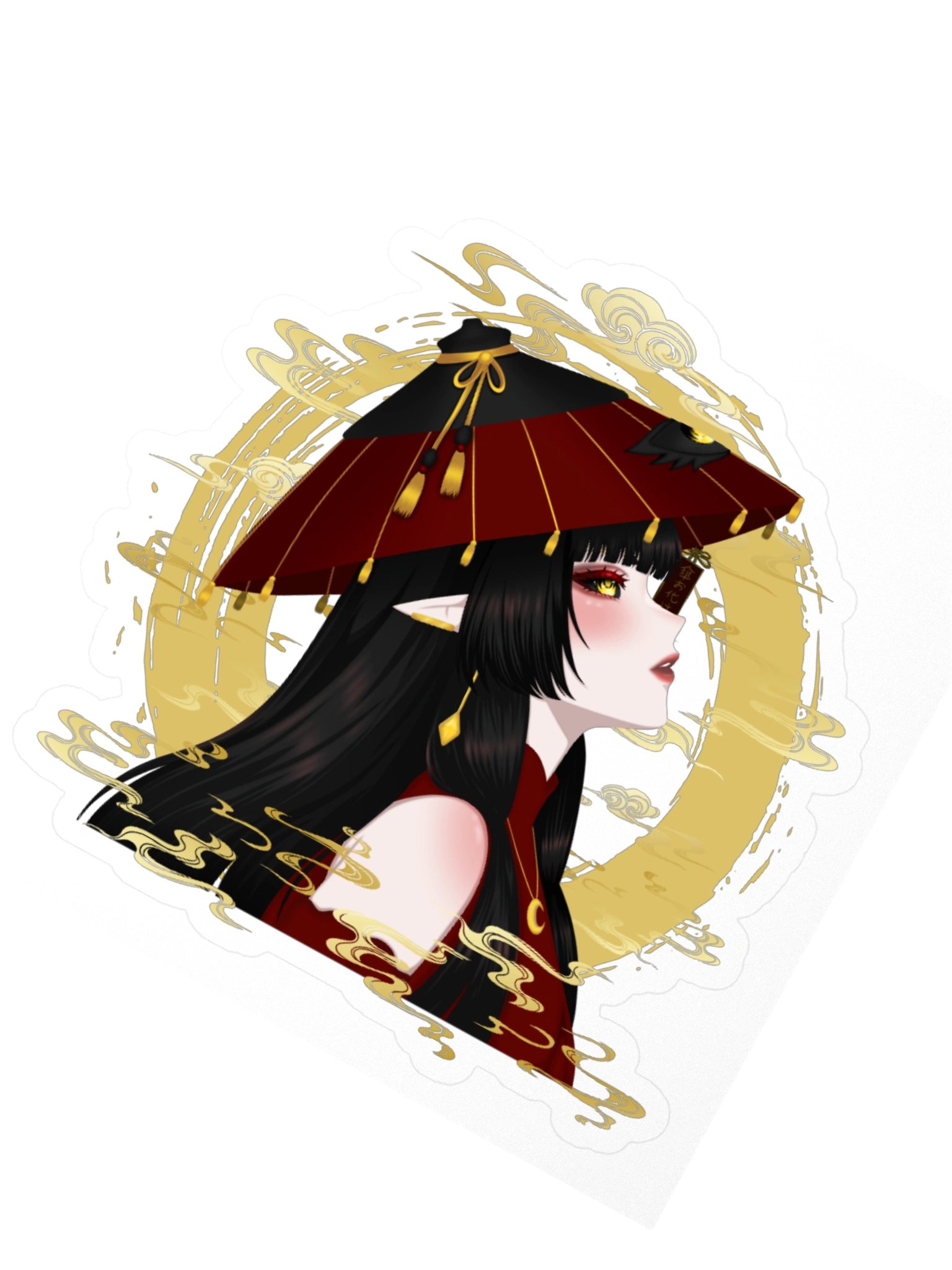 Golden Gaze Sticker product image (4)
