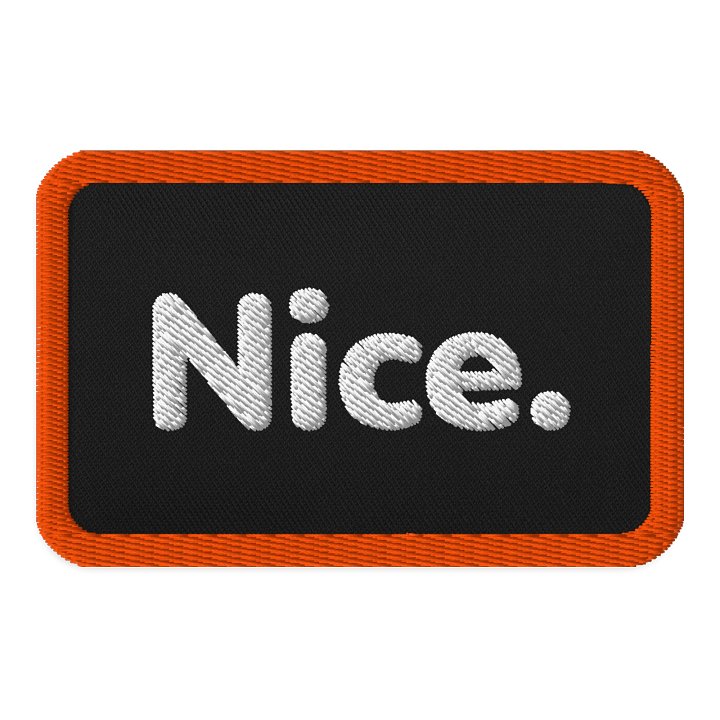 A Nice patch. (NO HOOK & LOOP) product image (1)