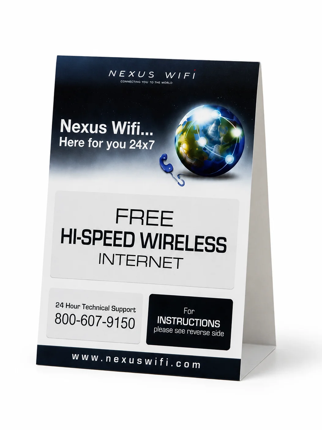 Nexus 24/7 Support Table Tents 10ct product image (1)
