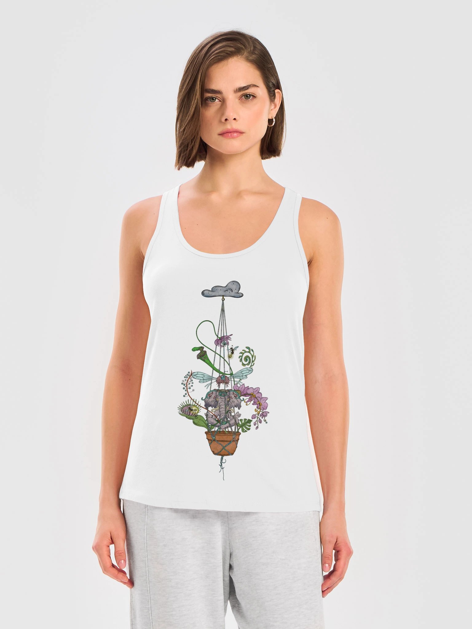 Hangdown - Next Level Women's Racerback Tank Top product image (31)