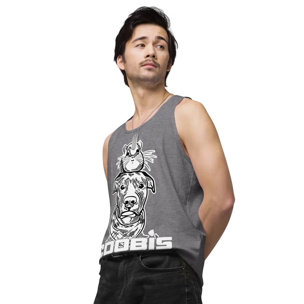 Coobis The Monster Dog Tank Top (With Chinchilla) product image (4)