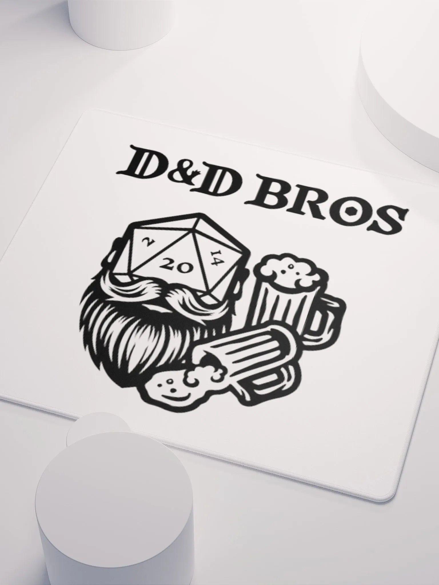 Bros logo gaming mouse pad product image (3)