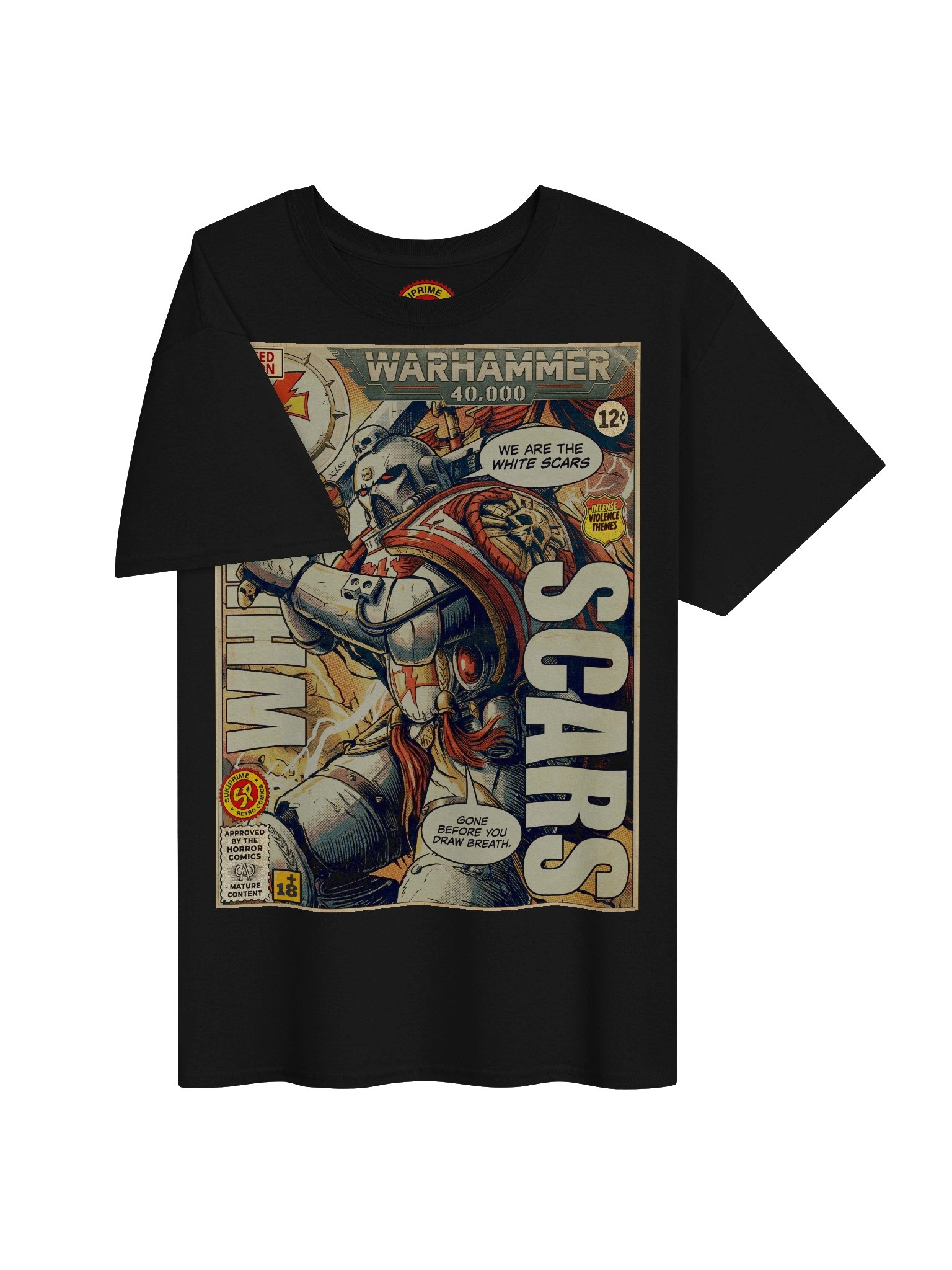 White Scars Comic Art T-Shirt product image (3)