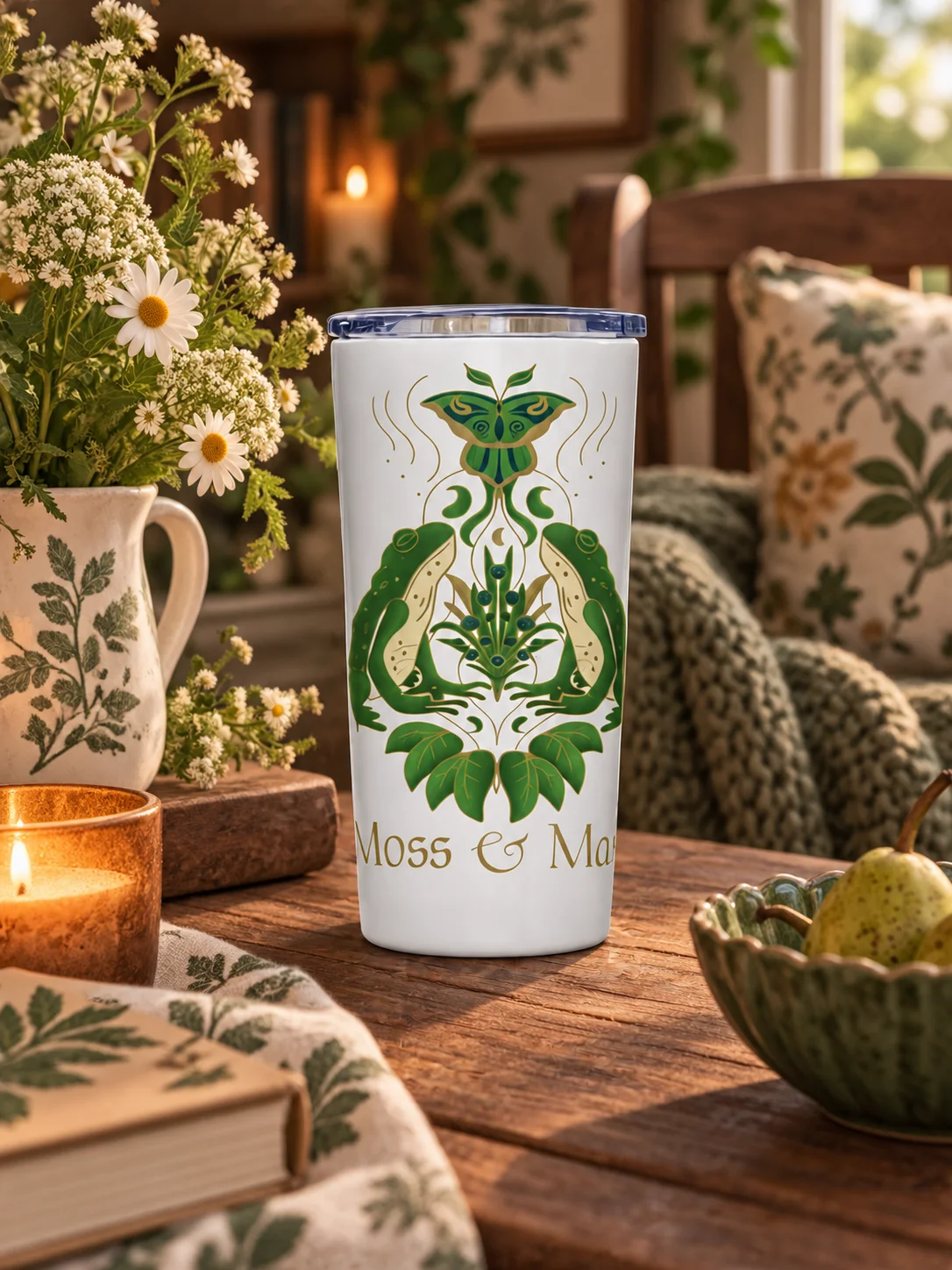 Moonrise Court 20oz Stainless Steel Tumbler product image (1)
