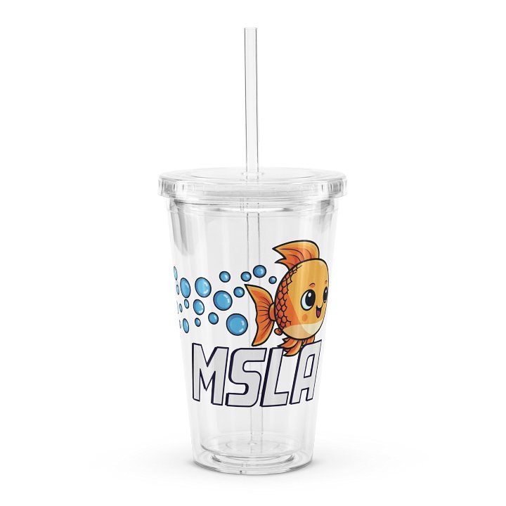 Neptune - Double Wall Clear Plastic Tumbler product image (2)