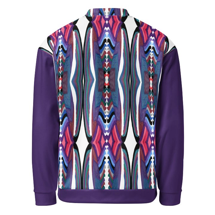 "SerpAntine" on a Bomber Jacket (purple accents) product image (2)