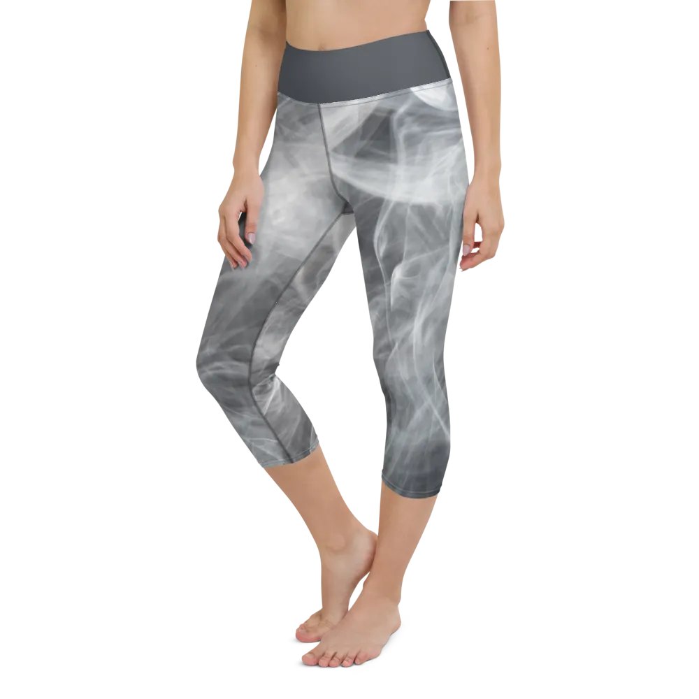 Swirling Mist Yoga Capri Leggings product image (6)