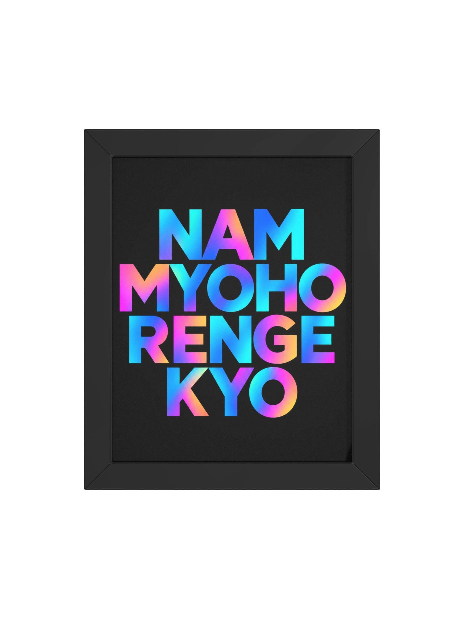 Nam Myoho Renge Kyo – Vibrant Framed Art product image (24)