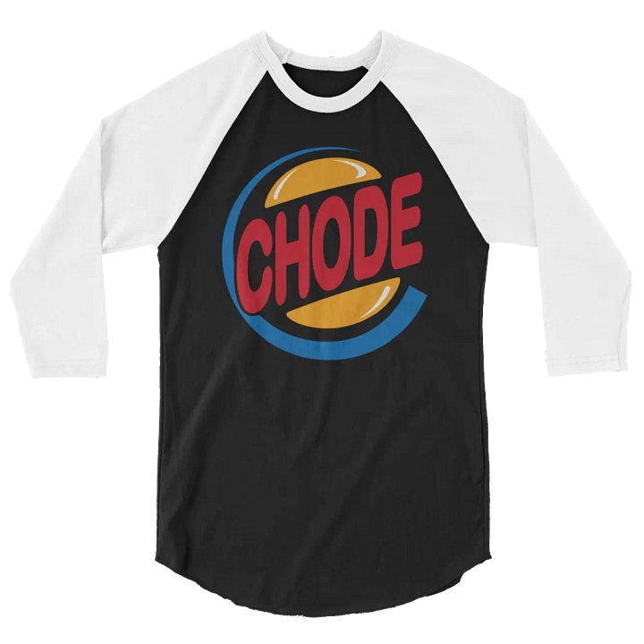 Chode Burger raglan product image (2)