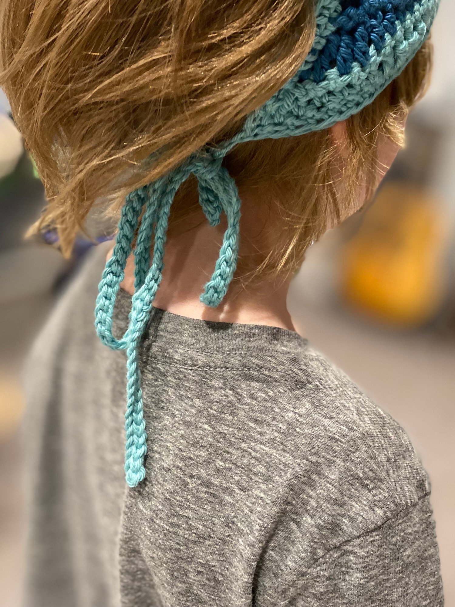 Crochet Bandana Scarf Pattern | Makin' Waves Triangle Kerchief (Digital PDF Pattern) product image (8)