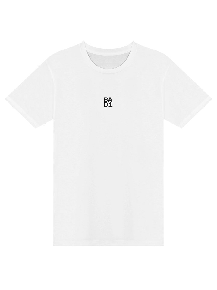 Bad1 White T-shirt product image (1)