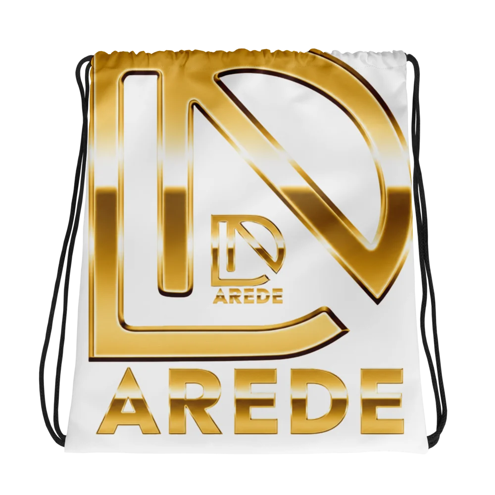 AREDE Gold Emblem Drawstring Bag product image (1)