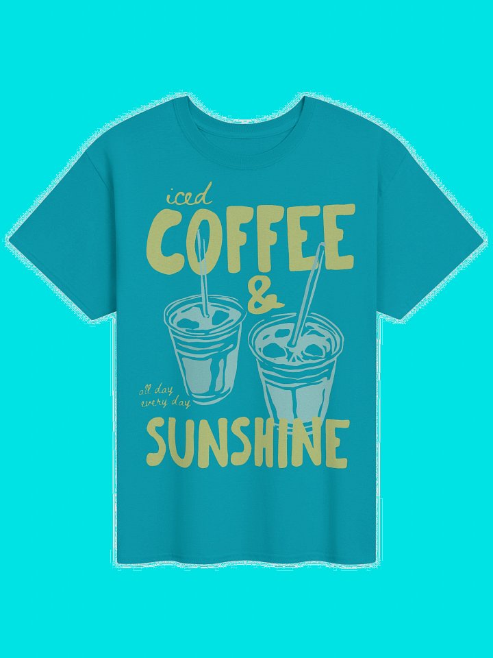 Iced Coffee and Sunshine Shirt product image (2)