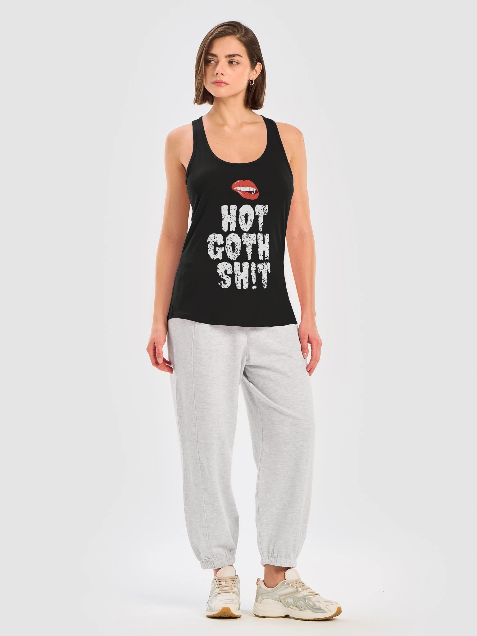 *BRAND NEW* Hot Goth Sh!t Racerback Tank Top product image (5)