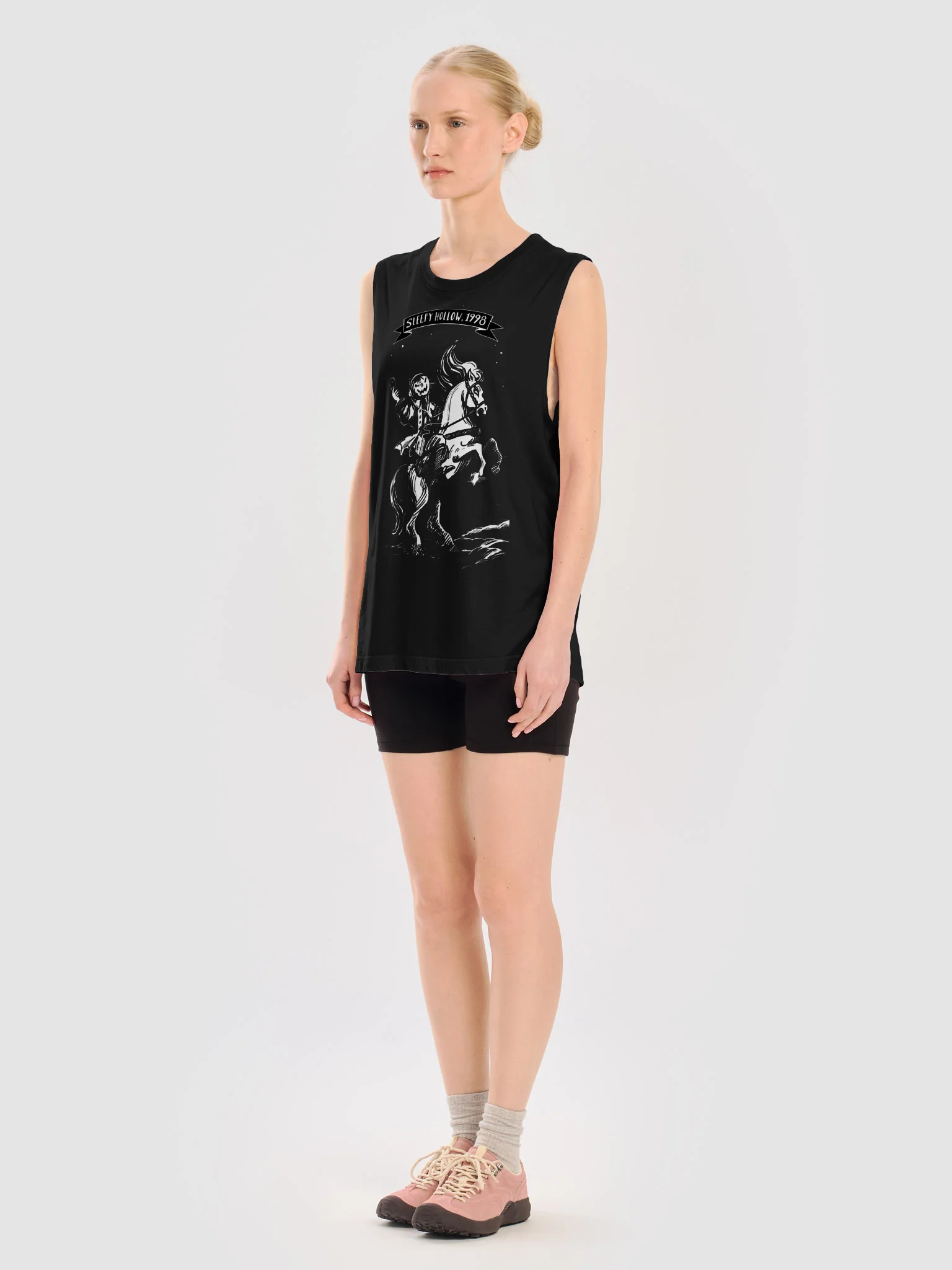 “Sleepy Hollow, 1998” Woodcut Muscle Tank product image (5)