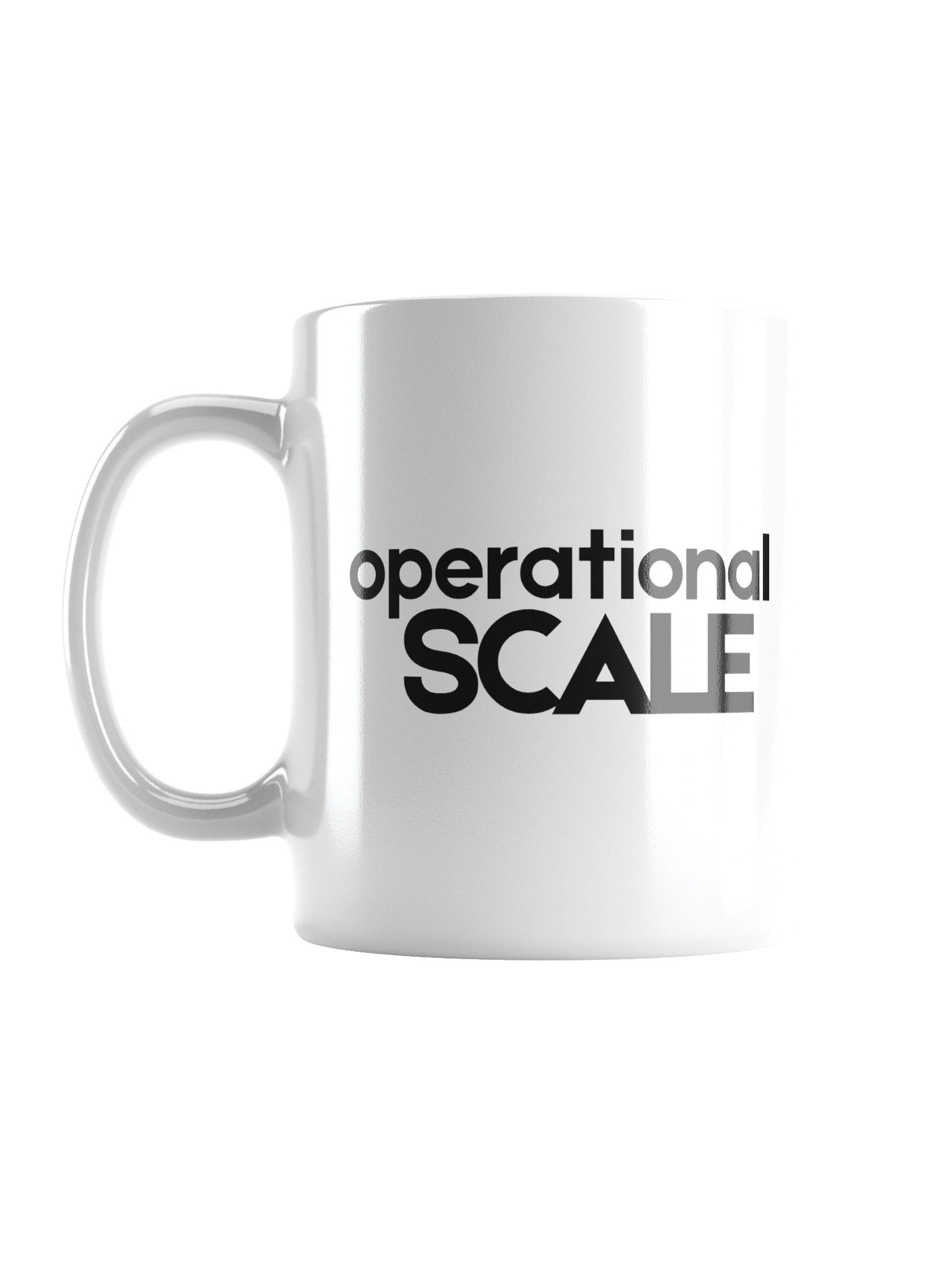 Operational Scale Mug - Minimalist Shared Living Humour - Morning Ritual Gift product image (1)