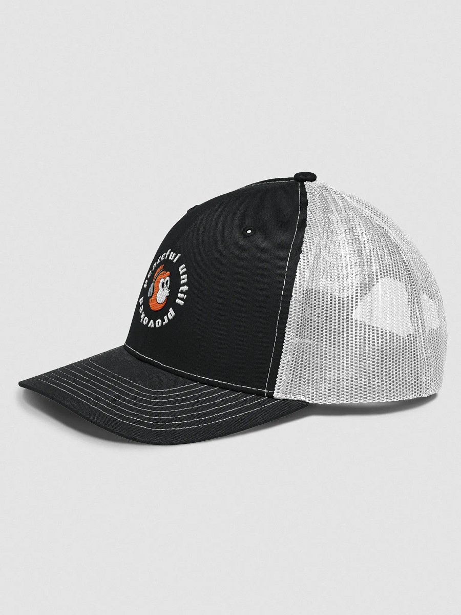 Peaceful Until Provoked Trucker product image (4)