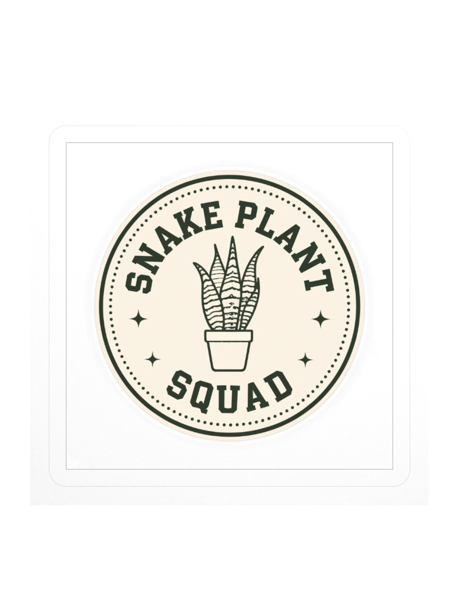 Snake Plant Squad — Sticker product image (1)
