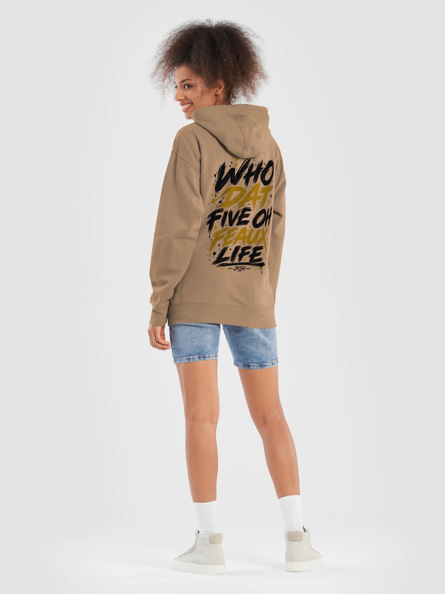 Just Keep Show"n Up "Who Dat Five Oh Feaux Life" Hoodie product image (8)