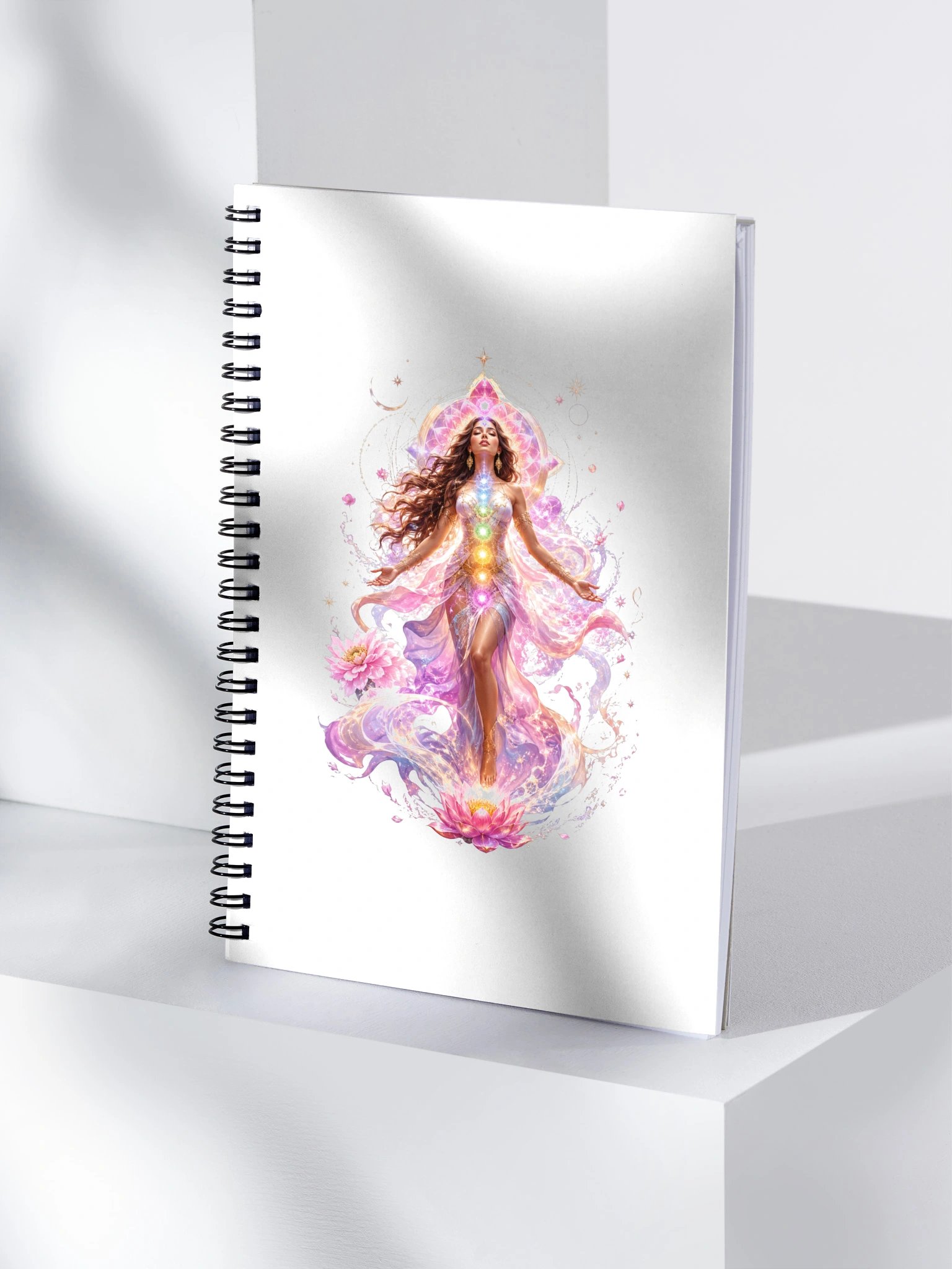 Cosmic Chakra Spiral Notebook product image (4)