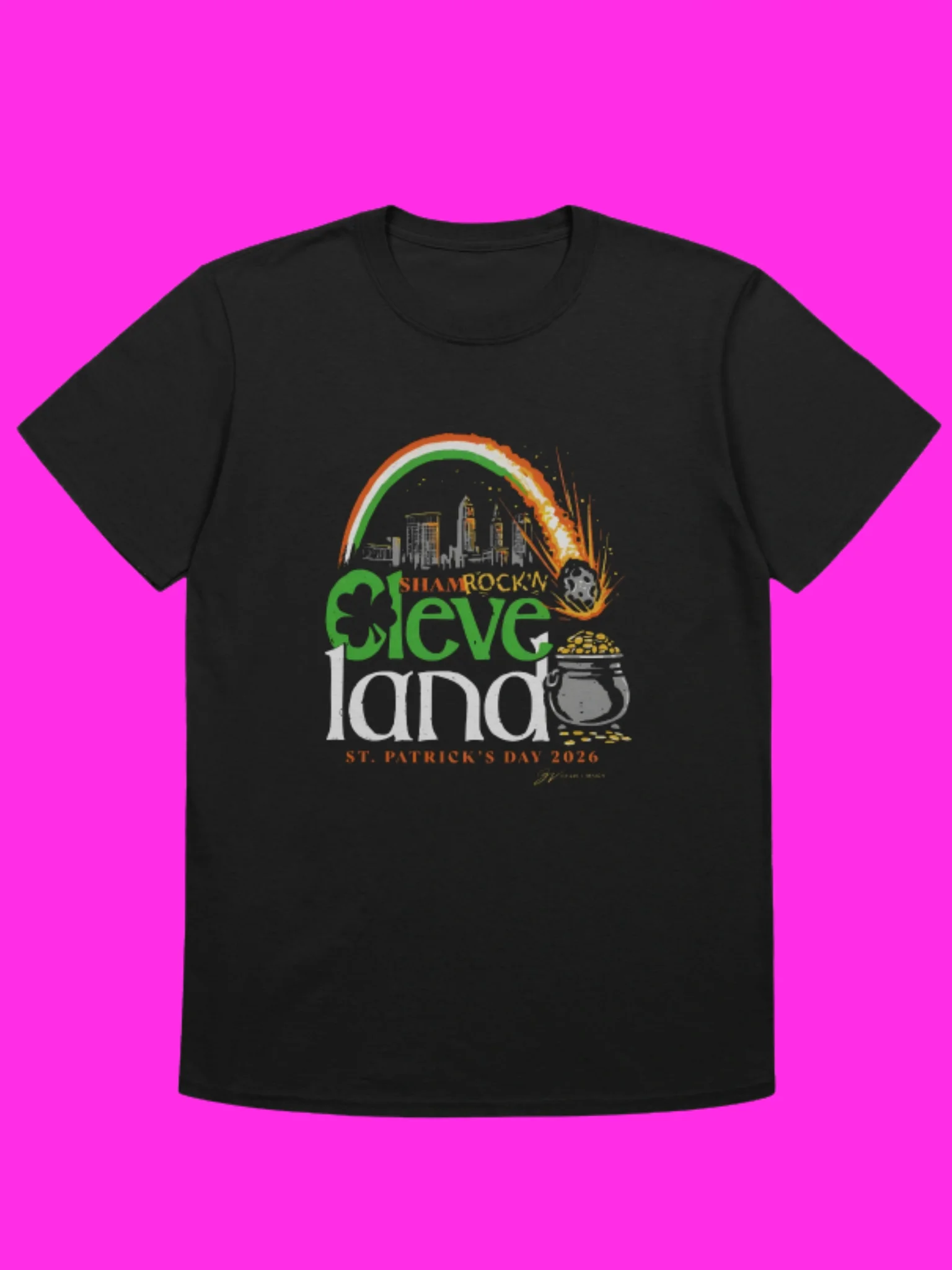Cleveland Meteor St. Patrick’s Day 2026 T-Shirt, product image (85)