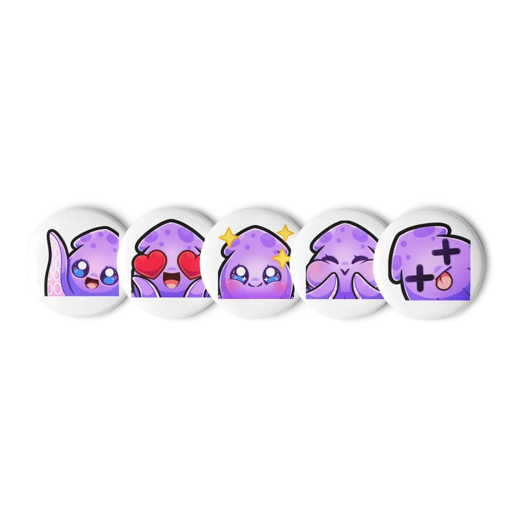 Squid Emote Pin Set [1] product image (2)