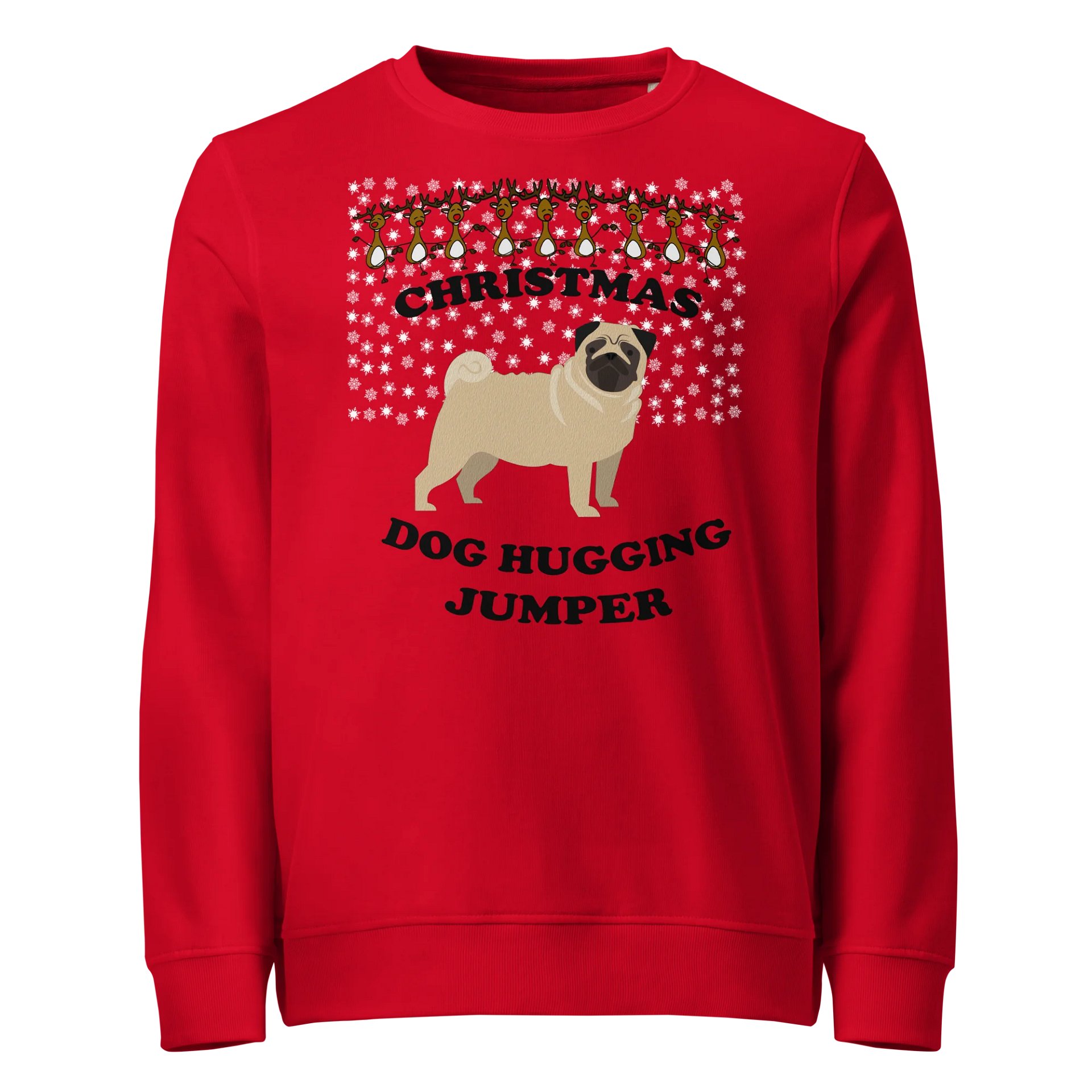 Christmas Dog Hugging, Pug product image (21)