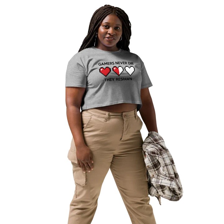 Gamers Never Die Women's Crop Top product image (2)